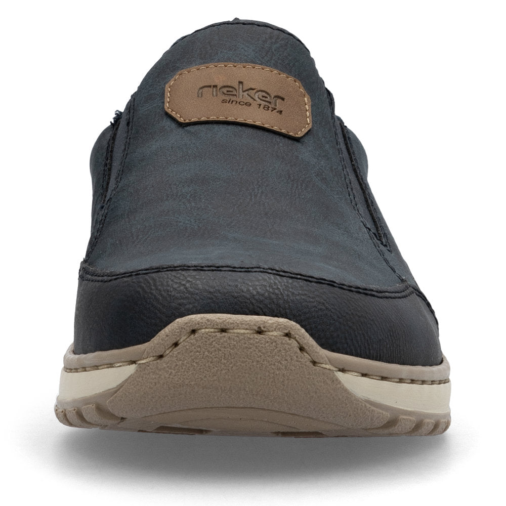 Rieker 03365-14 Navy H Fit Slip On Shoes