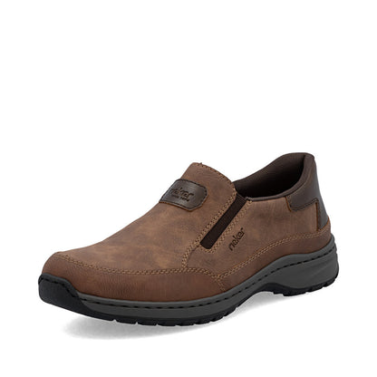 Rieker 03365-24 Brown H Fit Slip On Shoes