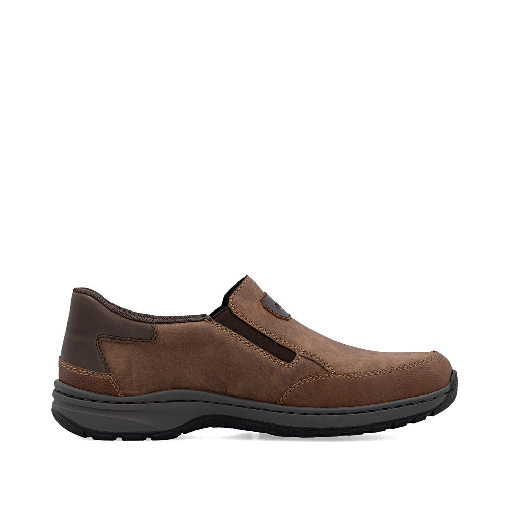 Rieker 03365-24 Brown H Fit Slip On Shoes
