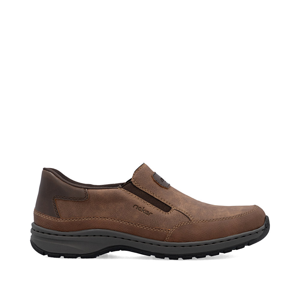 Rieker 03365-24 Brown H Fit Slip On Shoes
