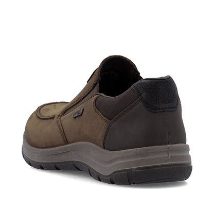 Rieker TEX 03651-25 Tabak Brown H Fit Slip On Shoes
