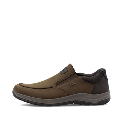 Rieker TEX 03651-25 Tabak Brown H Fit Slip On Shoes