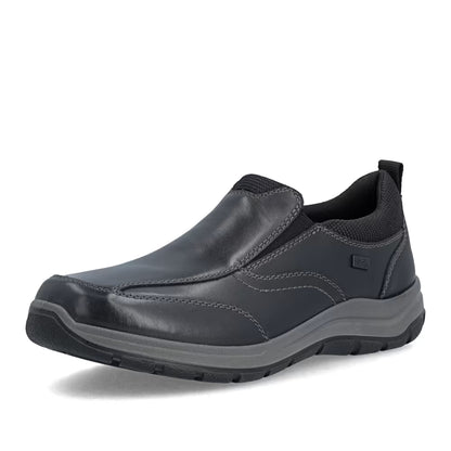 Rieker TEX 03658-00 Black H Fit Slip On Shoes