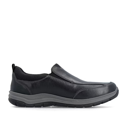 Rieker TEX 03658-00 Black H Fit Slip On Shoes