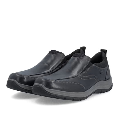 Rieker TEX 03658-00 Black H Fit Slip On Shoes