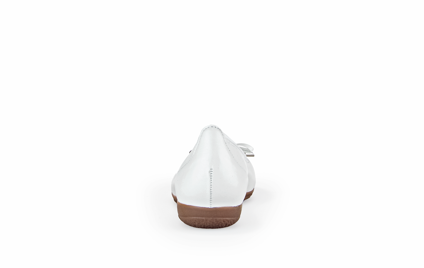 Gabor 04.164.21 White Slip On F Fit Pumps