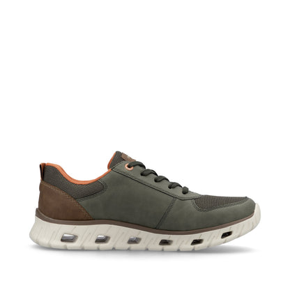 Rieker Soft 04301-54 Olive Sneakers with Side Zip