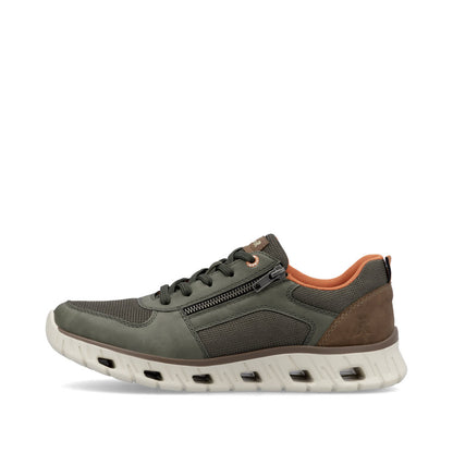 Rieker Soft 04301-54 Olive Sneakers with Side Zip