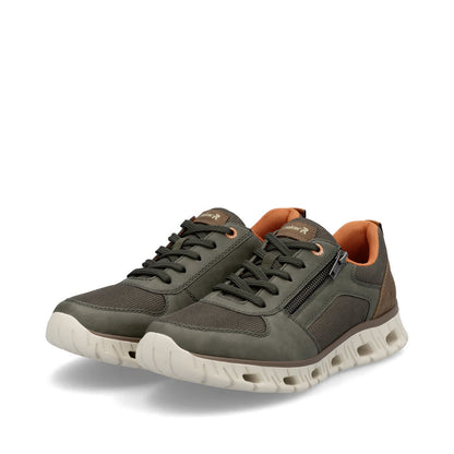 Rieker Soft 04301-54 Olive Sneakers with Side Zip