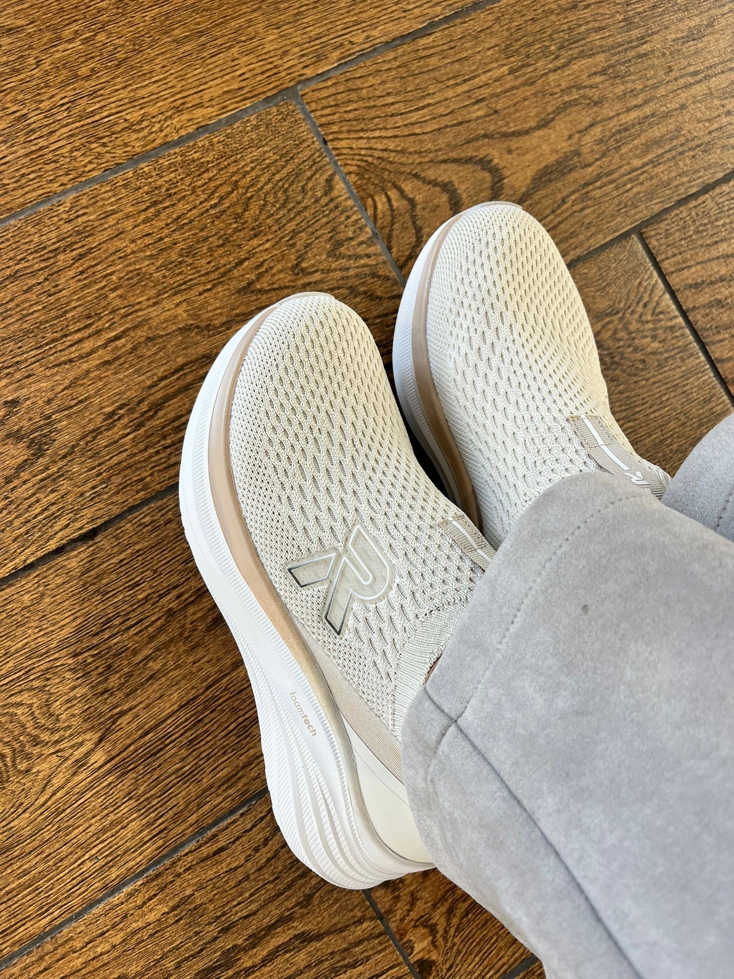 Rieker W4100-60 Beige/Vanilla Pearl G Fit Sneakers