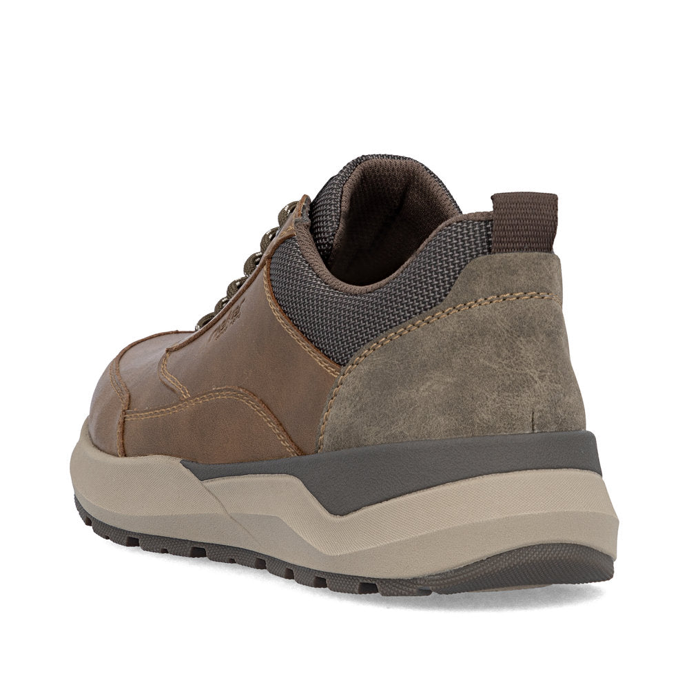 Rieker 06000-22 Brown & Black H Fit Lace Shoes