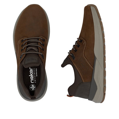 Rieker 06050-22 Brown H Fit Slip On Shoes