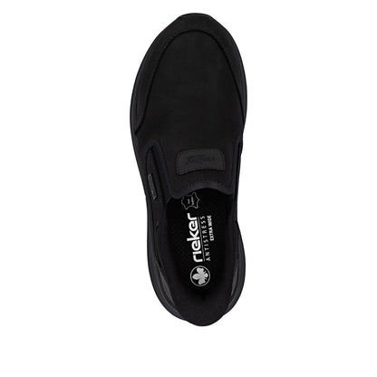 Rieker TEX 06052-00 Black H Fit Slip On Shoes