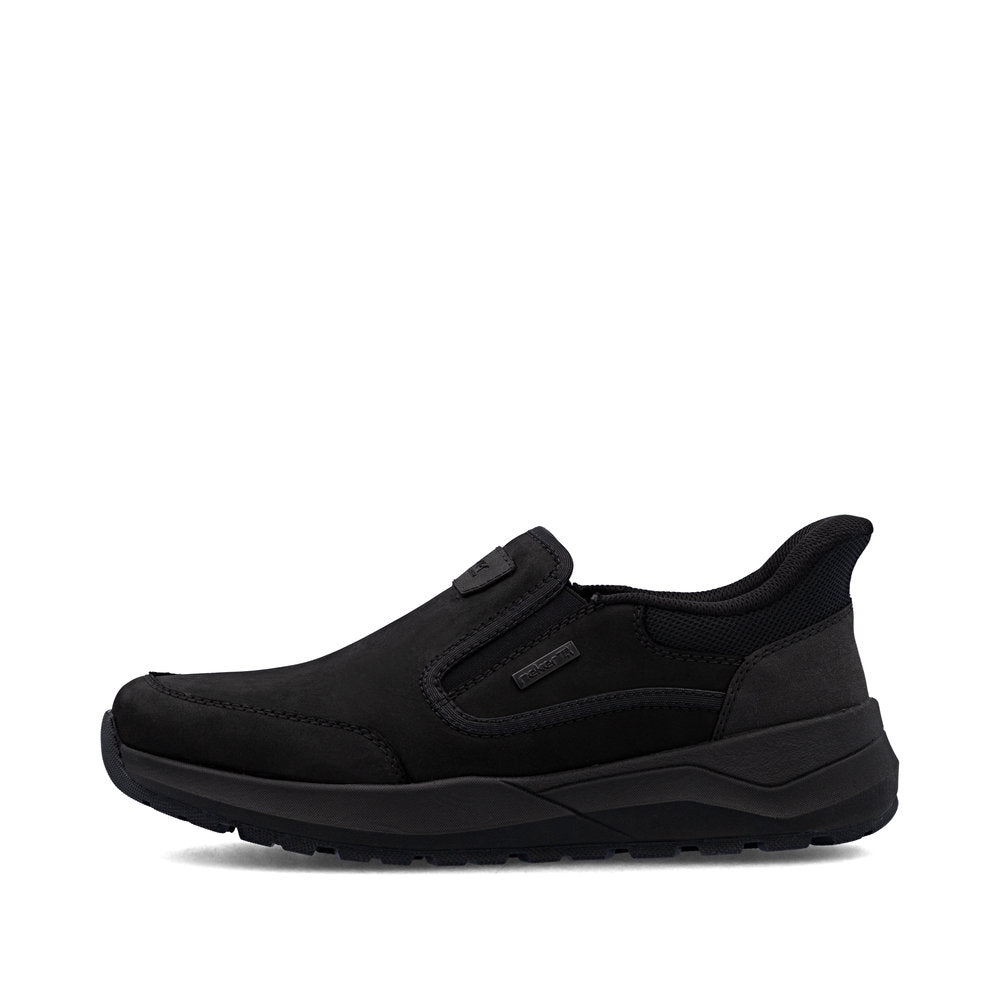 Rieker TEX 06052-00 Black H Fit Slip On Shoes