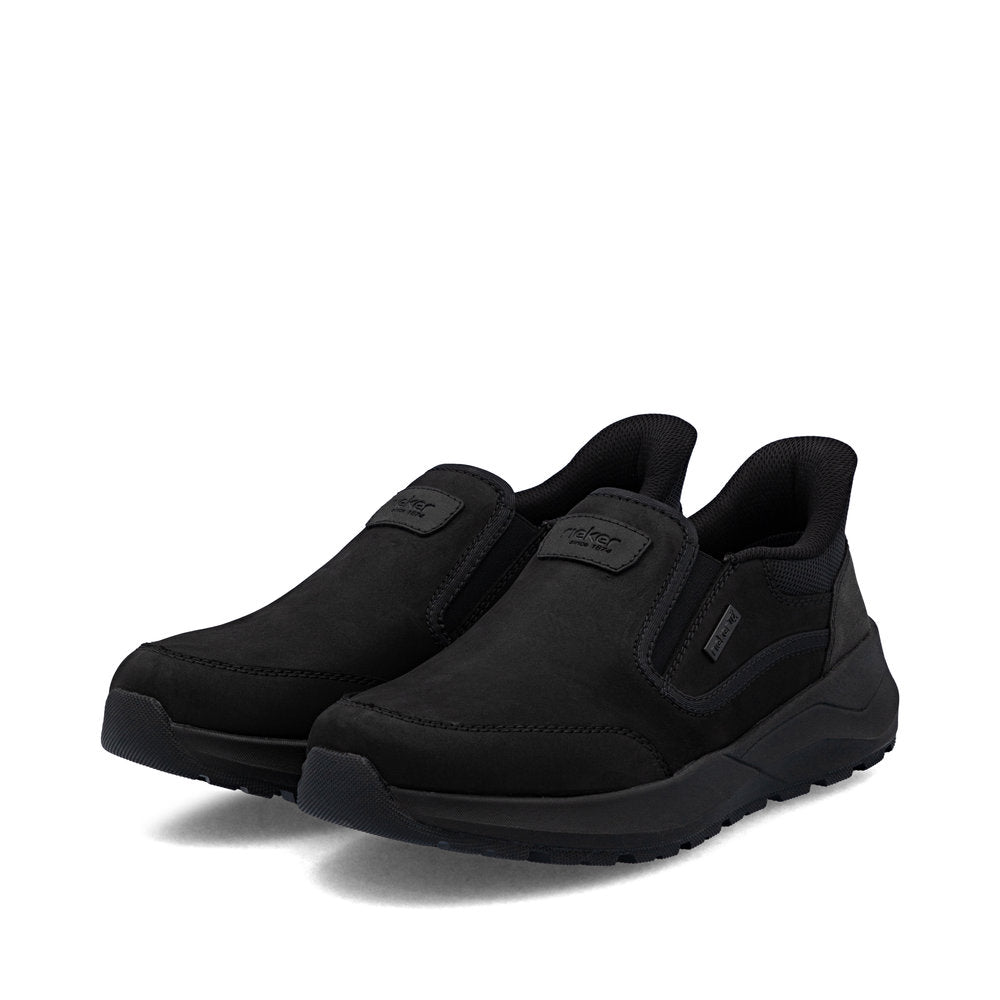 Rieker TEX 06052-00 Black H Fit Slip On Shoes