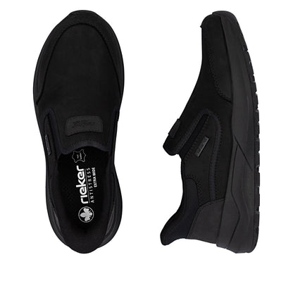 Rieker TEX 06052-00 Black H Fit Slip On Shoes