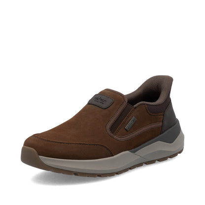 Rieker TEX 06052-22 Brown H Fit Slip On Shoes
