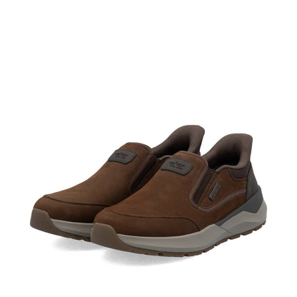 Rieker TEX 06052-22 Brown H Fit Slip On Shoes
