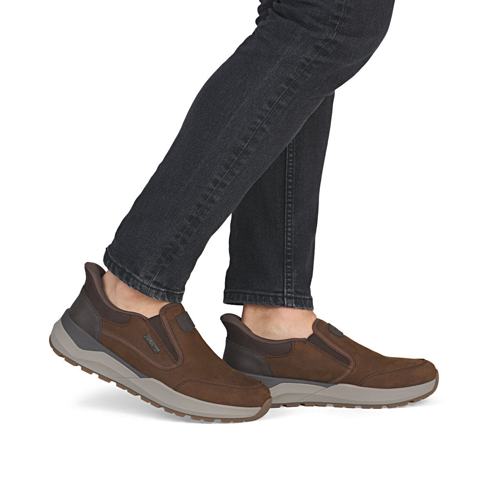 Rieker TEX 06052-22 Brown H Fit Slip On Shoes
