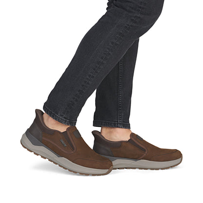 Rieker TEX 06052-22 Brown H Fit Slip On Shoes