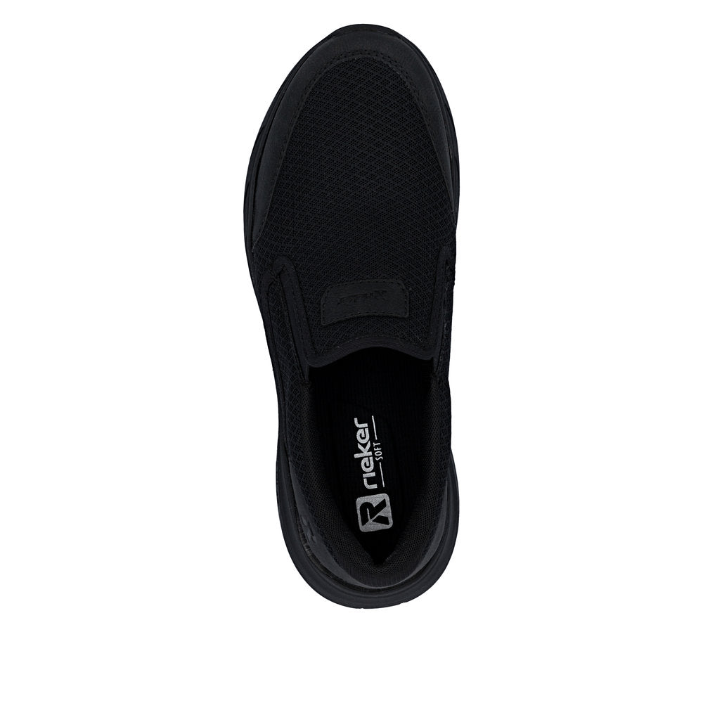 Rieker 06152-00 Black H Fit Slip On Shoes