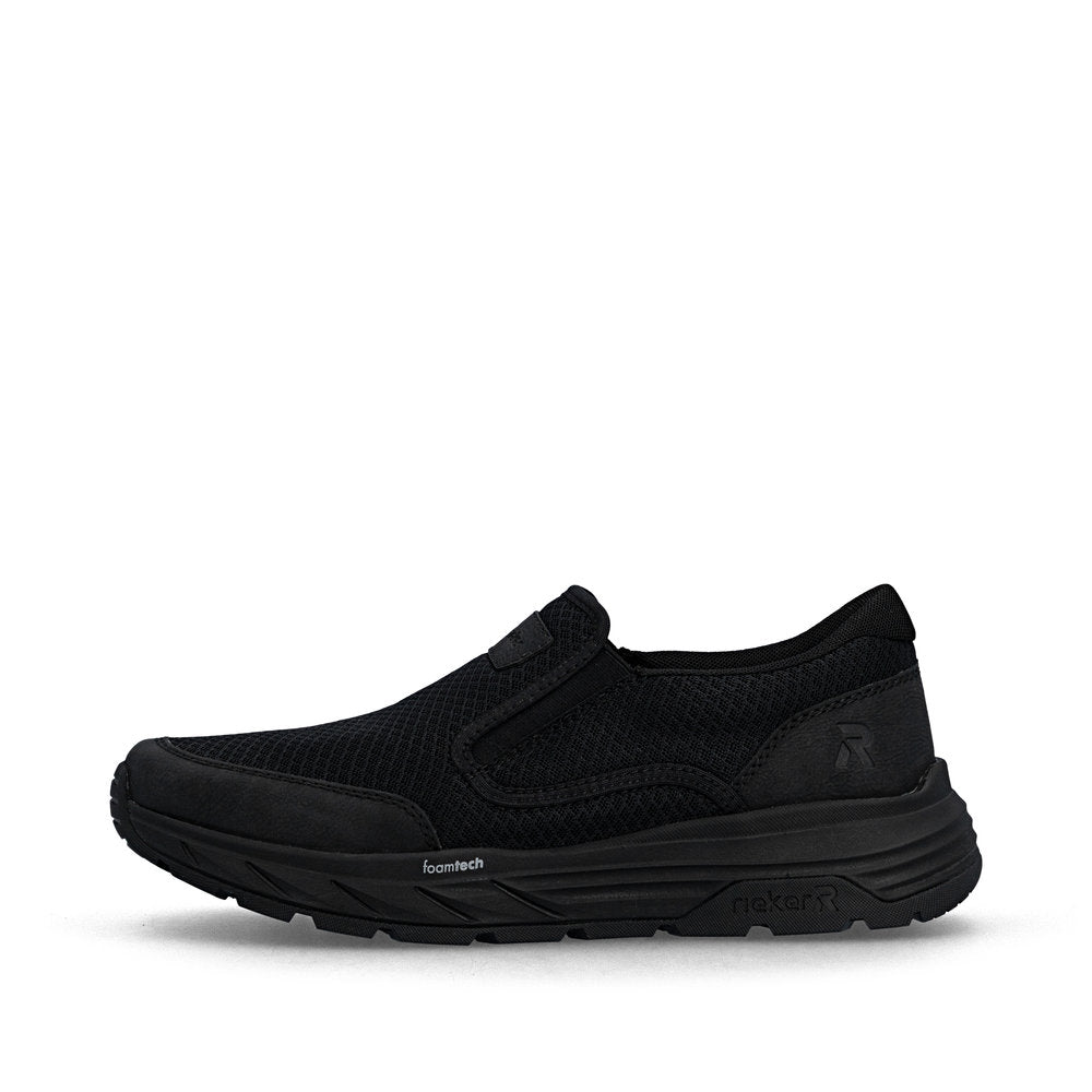 Rieker 06152-00 Black H Fit Slip On Shoes