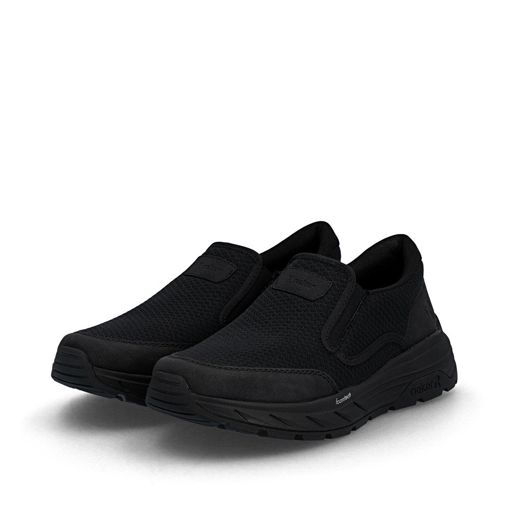 Rieker 06152-00 Black H Fit Slip On Shoes