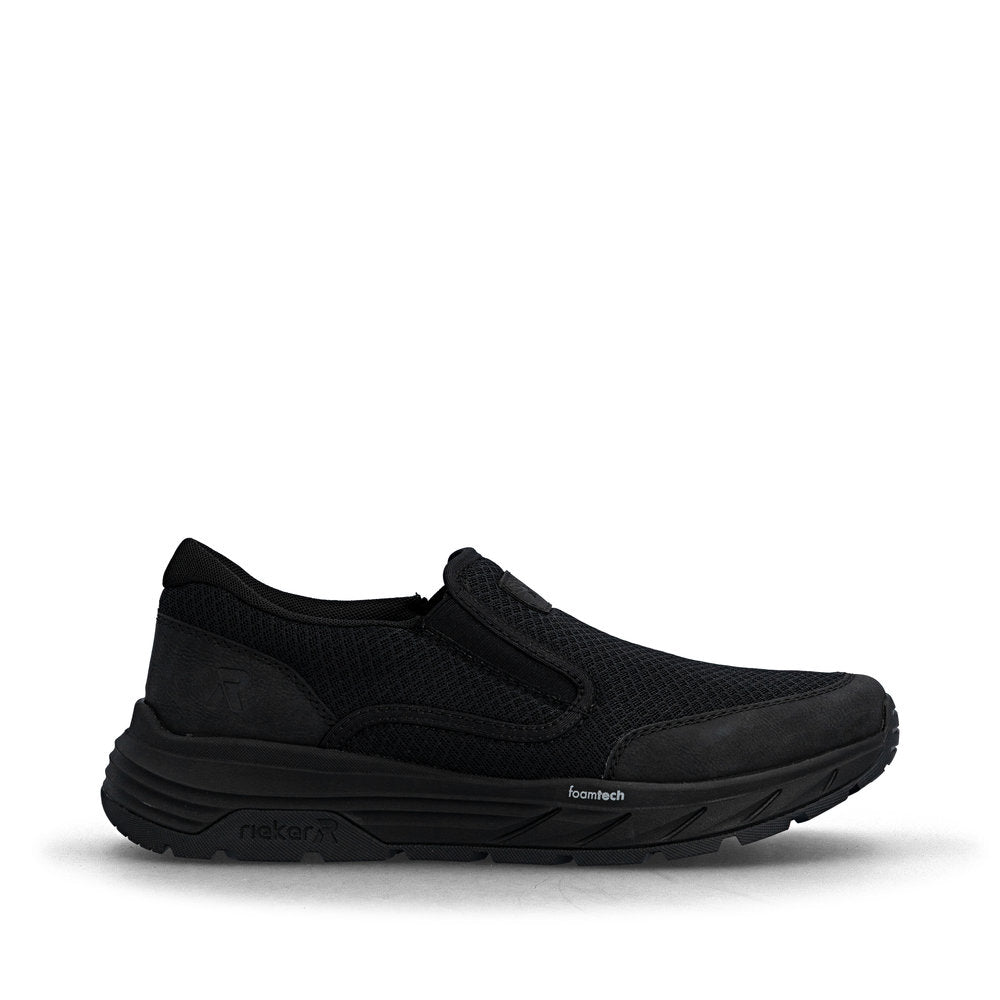 Rieker 06152-00 Black H Fit Slip On Shoes