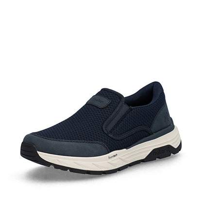 Rieker 06152-14 Navy H Fit Slip On Shoes