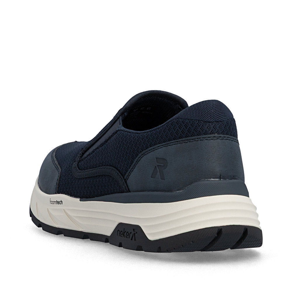 Rieker 06152-14 Navy H Fit Slip On Shoes