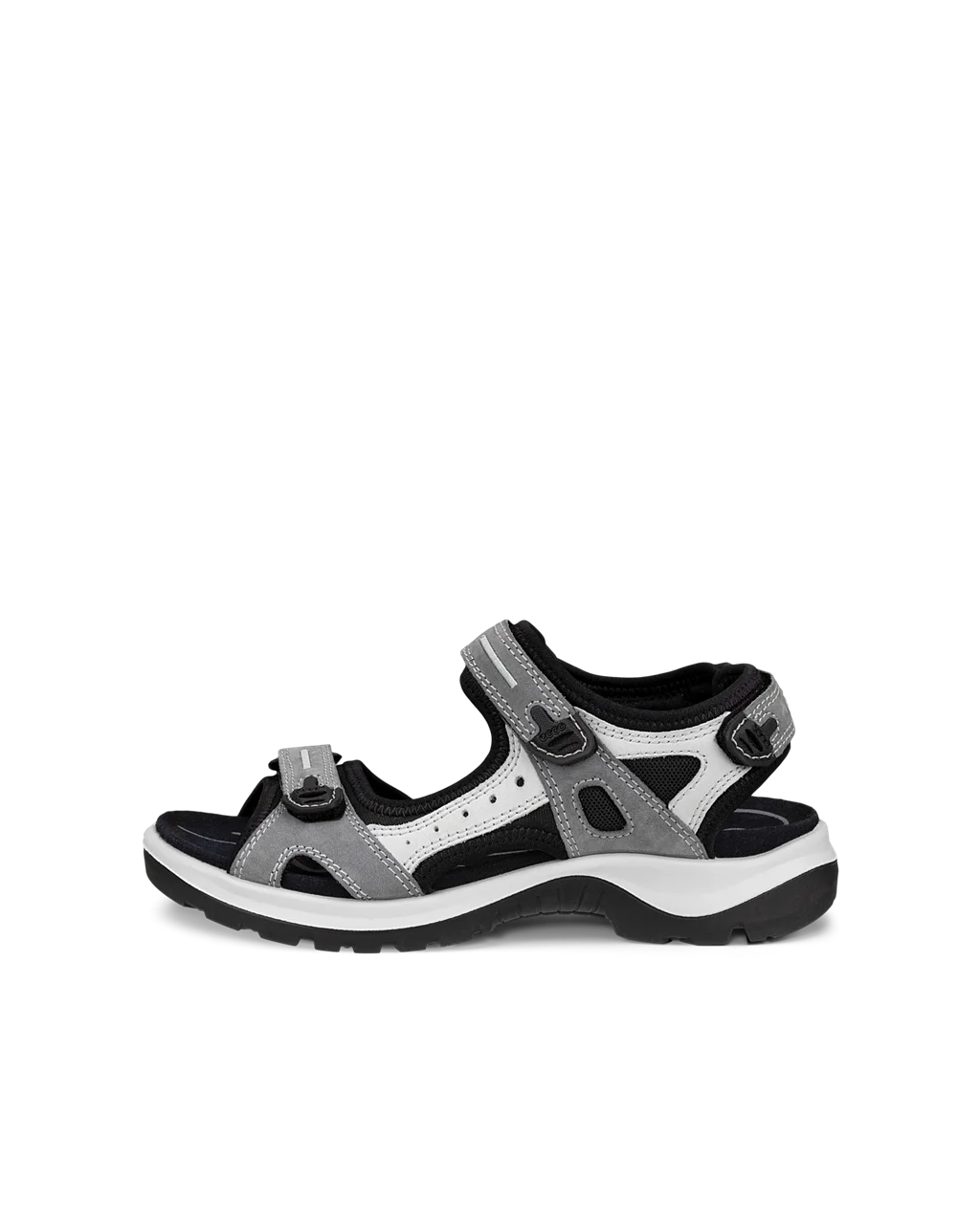 Ecco 069563 02244 Offroad Yucatan Titanium Grey Combi Velcro Sandals