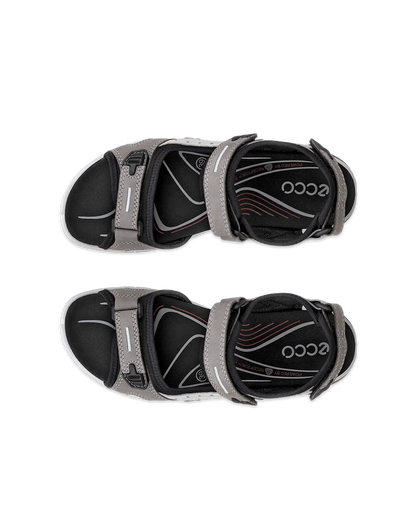 Ecco 069563 02244 Offroad Yucatan Titanium Grey Combi Velcro Sandals