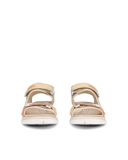 Ecco 069563 60705 Offroad Natural Multi Multicolour Straw Velcro Sandals