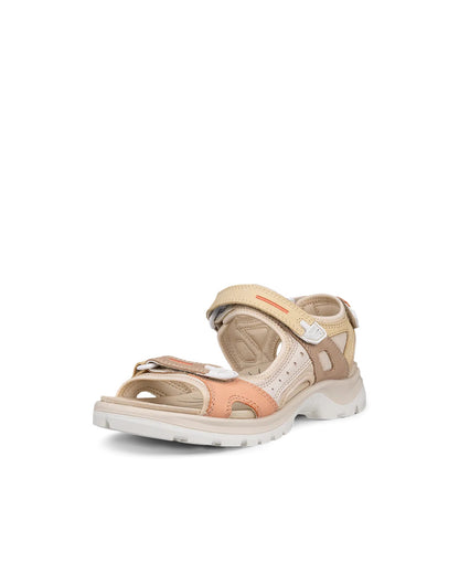 Ecco 069563 60705 Offroad Natural Multi Multicolour Straw Velcro Sandals