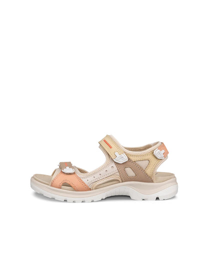 Ecco 069563 60705 Offroad Natural Multi Multicolour Straw Velcro Sandals