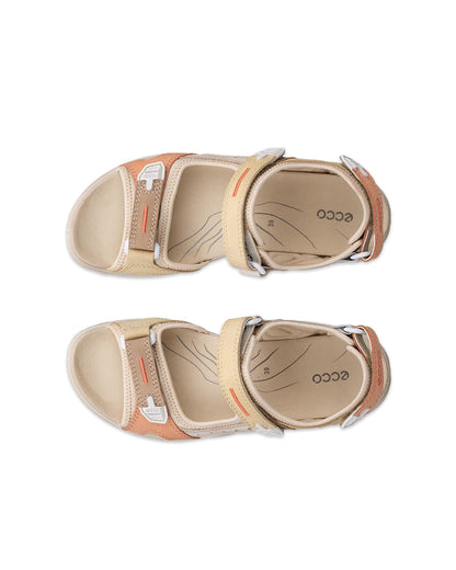 Ecco 069563 60705 Offroad Natural Multi Multicolour Straw Velcro Sandals