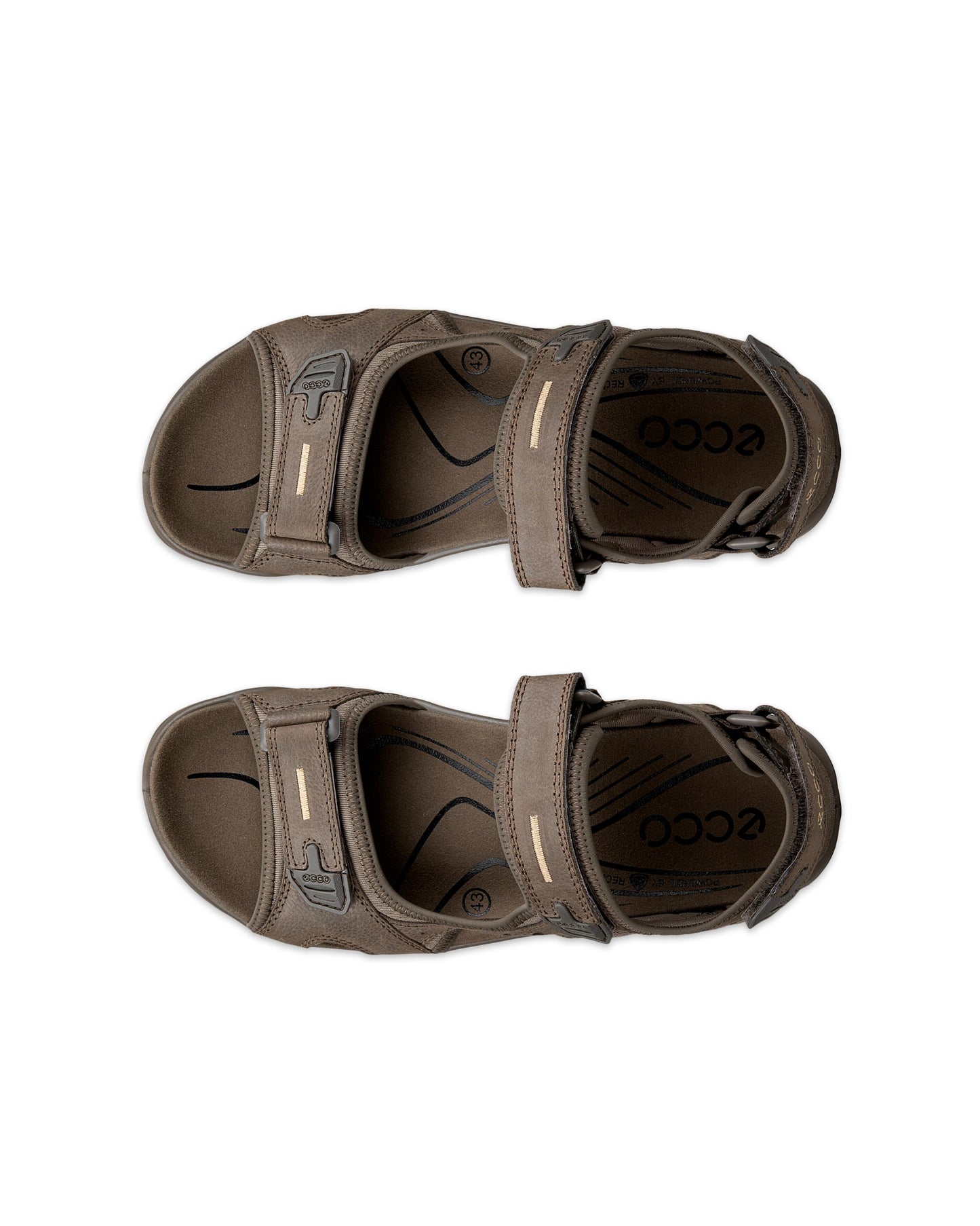Ecco 069564 12559 Offroad Dark Clay Yacatan Sandals