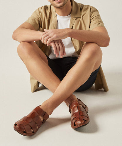 Pikolinos Tarifa 06J-5433 202 Cuero Tan Velcro Shoes