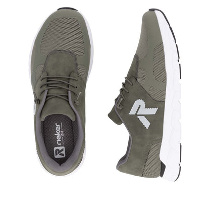 Rieker Soft 09100-54 Olive Lace Sneakers