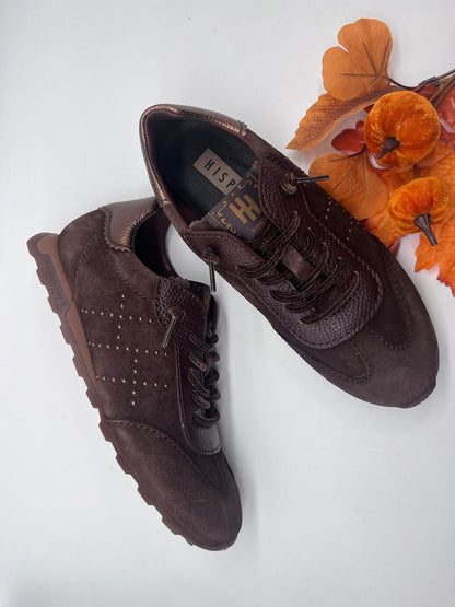 Hispanitas HI264964 Espresso & Honey Trainers