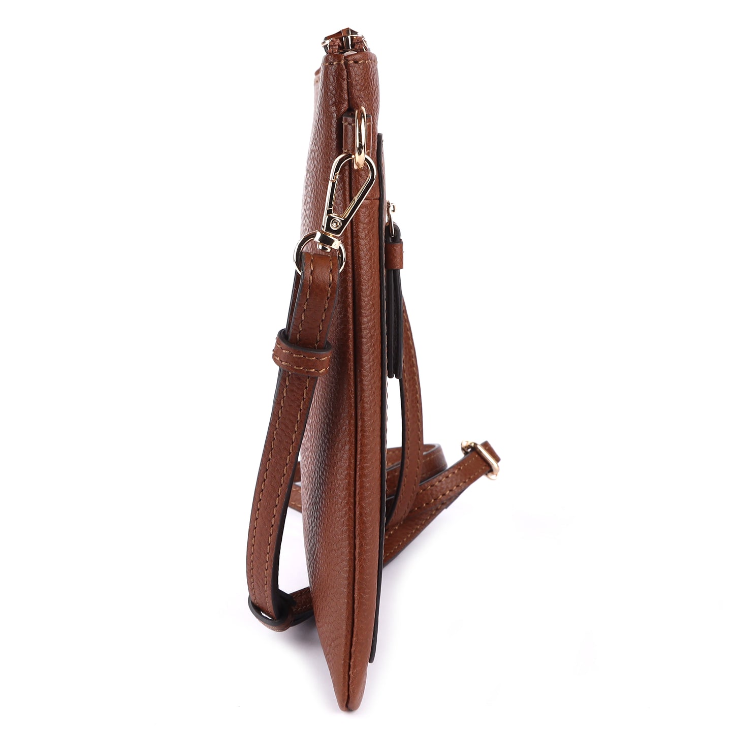 Ashwood Leather Z-71 2 Tone Tan Phone Bag