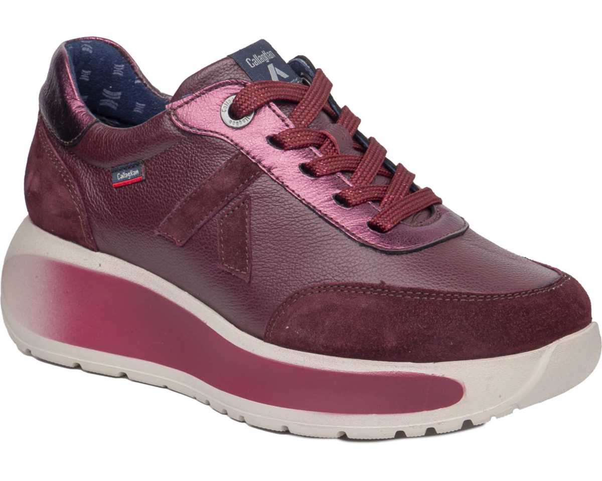 Callaghan 61605 Burgundy Wine Combi Sneakers