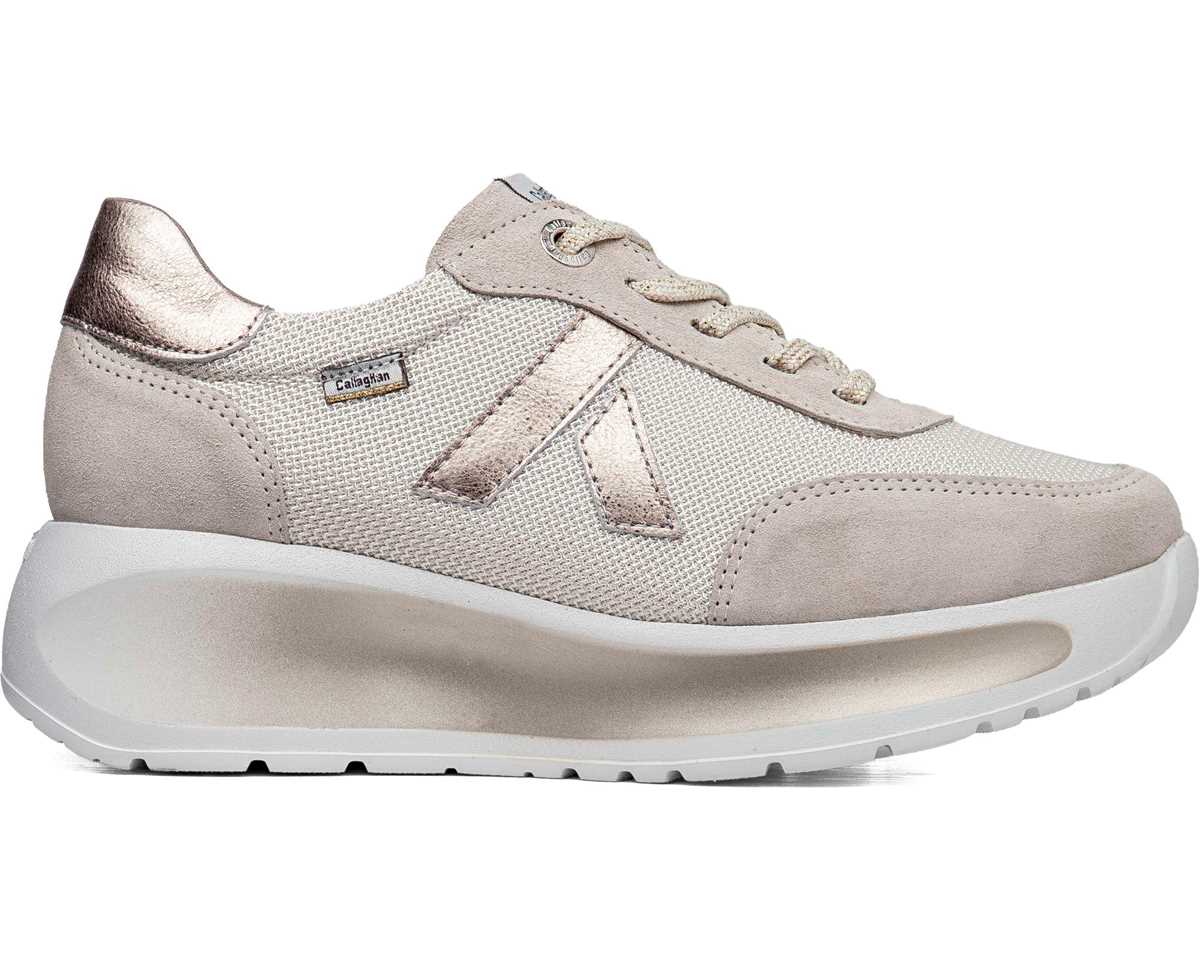 Callaghan 61609 Beige & Gold Sneakers