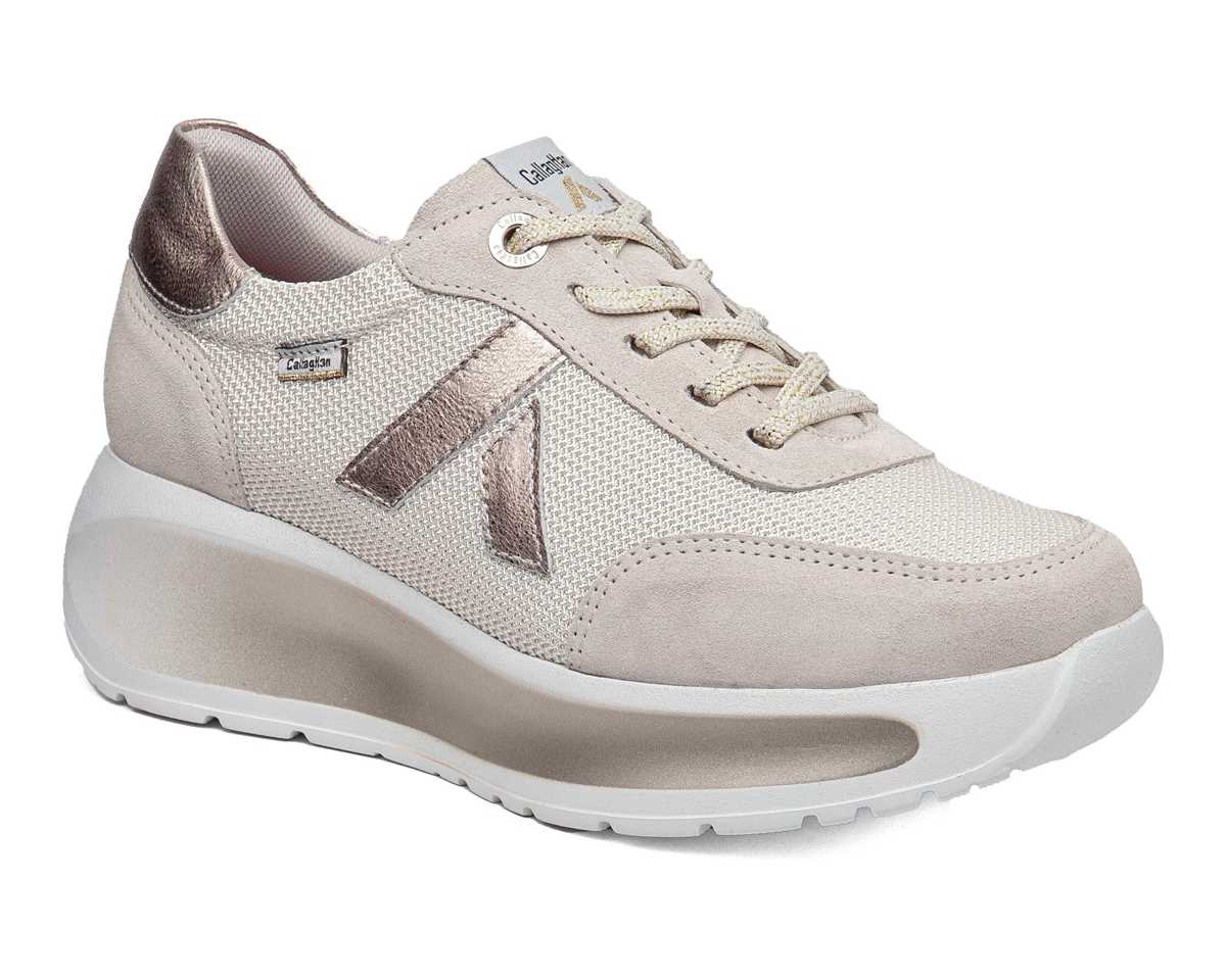 Callaghan 61609 Beige & Gold Sneakers