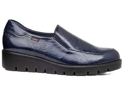 Callaghan 89878 Navy Patent Slip On Shoes