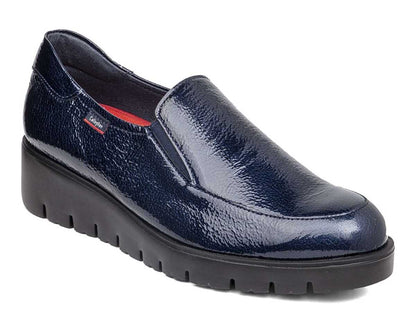Callaghan 89878 Navy Patent Slip On Shoes
