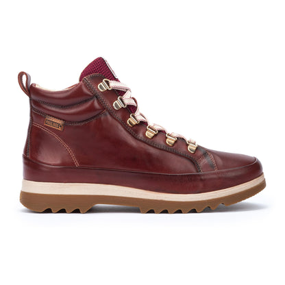 Pikolinos Vigo W3W-8564 Arcilla Burgundy Lace Ankle Boots