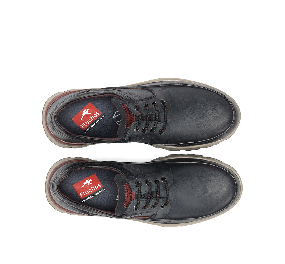 Fluchos F1843 Navy Lace Shoes