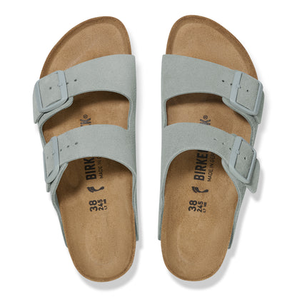 Birkenstock 1029215 Arizona Suede Leather Pure Sage Sandals
