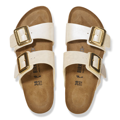 Birkenstock 1029492 Sydney Cushion Buckle Birko-Flor Graceful Pearl White Sandals
